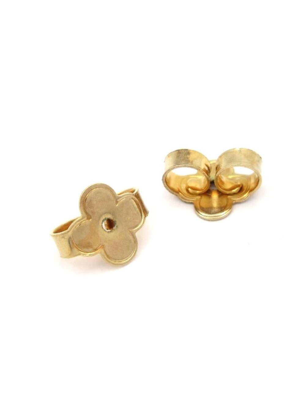Louis Vuitton Earrings LV Signet Gold Silver - Picture 6 of 7
